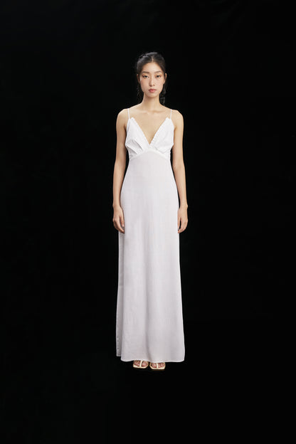 HẠC - Linen Maxi Dress