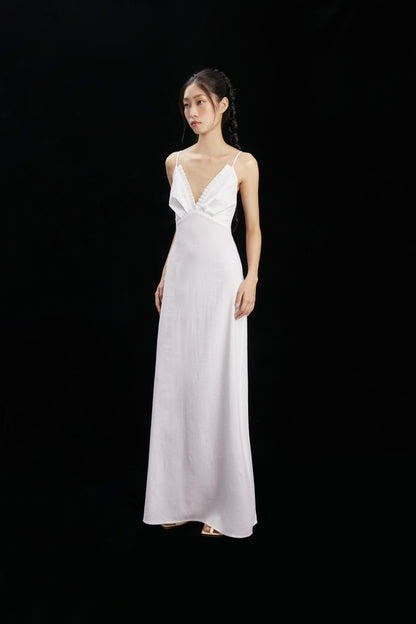 HẠC - Linen Maxi Dress