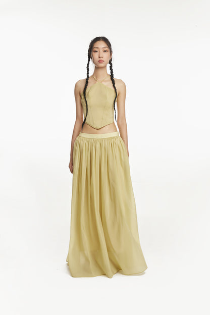 ĐIỂU - Fairy Halter Top with Floor Full Skirt