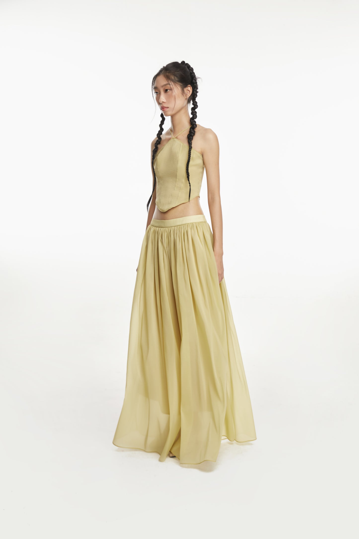 ĐIỂU - Fairy Halter Top with Floor Full Skirt