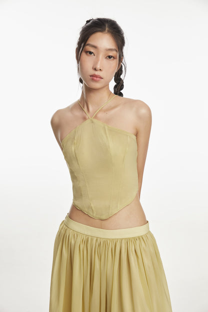 ĐIỂU - Fairy Halter Top with Floor Full Skirt