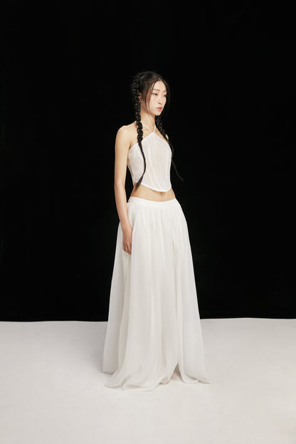 ĐIỂU - Fairy Halter Top with Floor Full Skirt